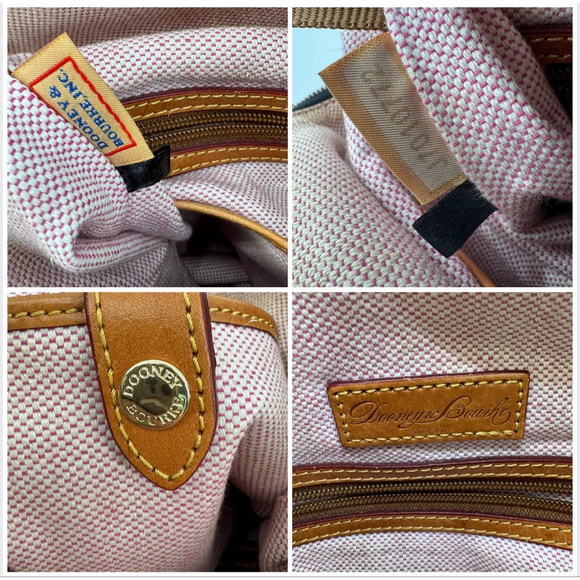 Dooney & Bourke Dillen Pocket Sac Shoulder Bag Black British Tan - Picture 7 of 11